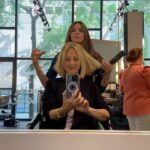 Marlee Matlin Instagram - Thank you @jillianseely for saving the day! I’ve been in my hometown, Chicago for 6 GLORIOUS weeks and my grays started invading my roots. Of course I asked my guy @craiggangi if I could see Jillian and he gave me his blessing! Love love the color and love you Jillian, Craig AND my sis @liztannebaum! @agnesosalon #smallhairproblems #spoiled #grateful #happy #chicagoartist 💜🤟🏼🌟