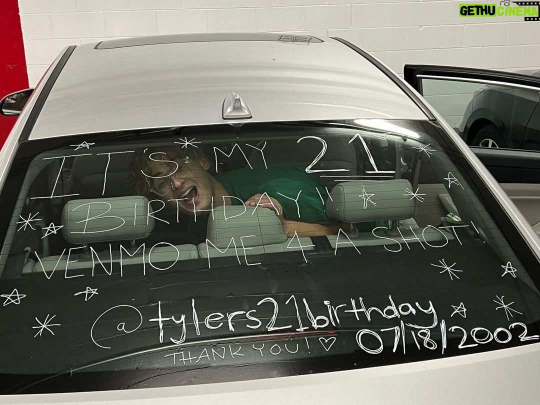 Marlee Matlin Instagram - GenZ. #birthdayboytoday #21 #notmycar @tylergrandalski