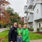 Marlee Matlin Instagram - What an AMAZING weekend at UO with our youngest daughter!!! Family weekend turned out to be wild but worth every moment here in Eugene! Love you @isabelle.grandalski and loved seeing your friends everywhere we went! #kkg #sororitylife #universityoforegon GO DUCKS! #Frames #loveyoujohannamilliebutter #kevin 💚💛💚💛💚💛💚💛