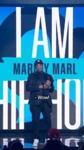 Marley Marl Instagram - Congratulations to the one and only @djmarleymarl 🏆 From being a trailblazer to a cultural icon, you.are.hip-hop. 👏🏾👏🏾 #HipHopAwards #BET