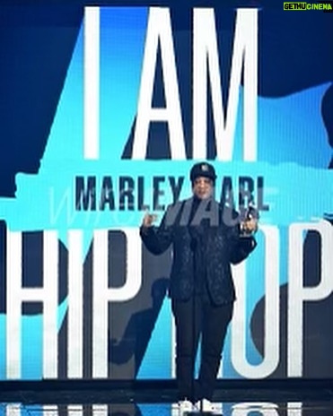 Marley Marl Instagram - Just want to thank everybody that reach out thank you to @bet @betawards @hiphopawards thank you to @llcoolj @thegodrakim @weworking thank you to @therealswizzz @eminem @timbaland @djjazzyjeff technicianthedj and so many more I appreciate everybody had a great time and I’m honored being this years I am Hiphop honoree #hiphop #weworking #bet #betawards #hiphopawards2023