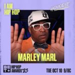 Marley Marl Instagram – The 2023 #hiphopawards, hosted by @fatjoe premiers tomorrow, October 10th at 9/8c on @bet you don’t want to miss it make sure you tune in. #hiphop #weworking #bet #betawards2017vip