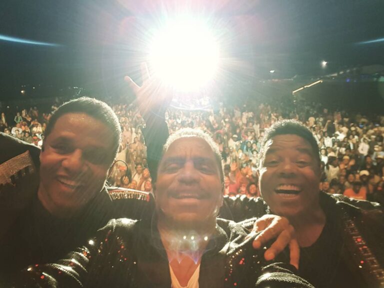 Marlon Jackson Instagram - On stage in South Africa. We thank our fans in South Africa for making us feel welcome . We had fun on stage with you all. #studypeace marlonjackson