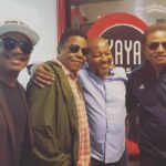Marlon Jackson Instagram - My brothers and me, Tito' and Jackie at a radio station in South Africa. KAYA, is one of the several station we visit. We enjoyed being on air there. #studypeace marlonjackson