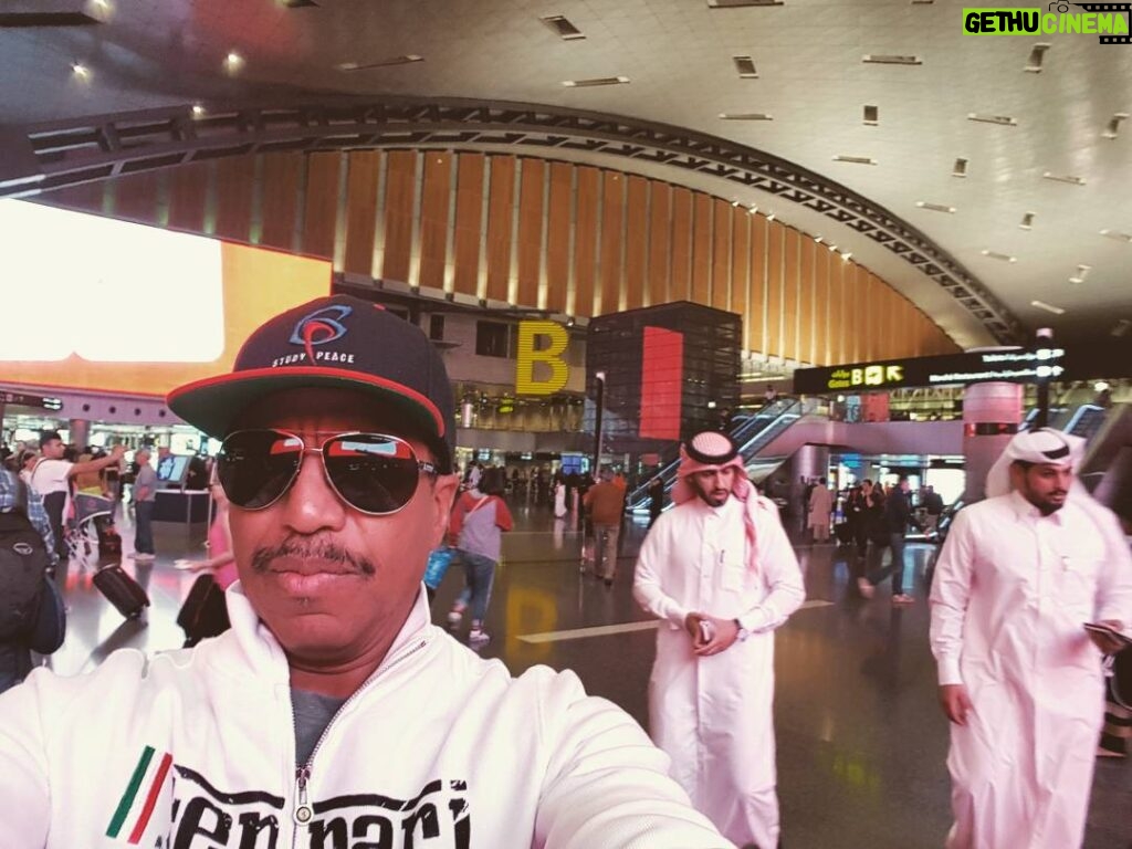 Marlon Jackson Instagram - Me in Hamad International Airport in Doha Qutar, on m way to South Africa #studypeace marlonjackson