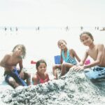 Marlon Jackson Instagram - G kids on the beach having fun #studypeace marlonjackson