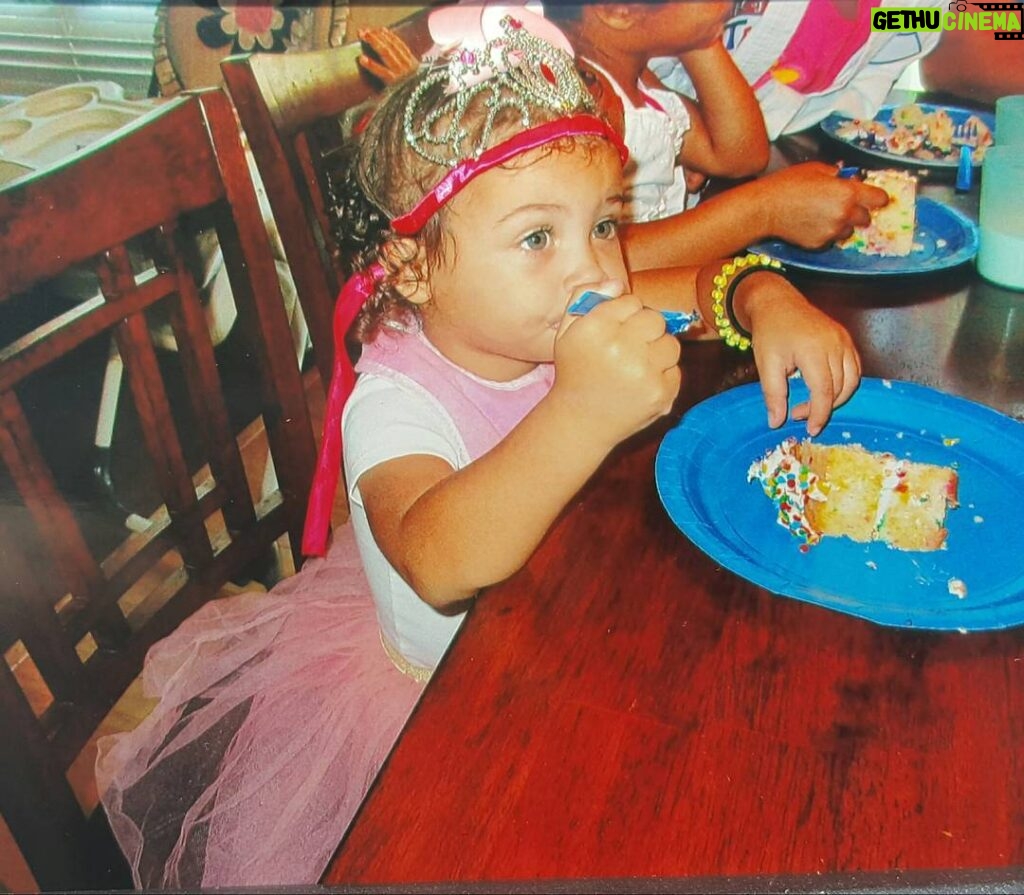 Marlon Jackson Instagram - Our youngest grandchild Summer who is two now. #Eating her birthday cake. #studypeace marlonjackson