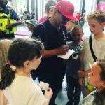 Marlon Jackson Instagram - Me signing autographs for some kids at the youth center we visit in Wolverhampton, UK. This is a wonderful place, it help keep kids off the streets. They have a dance studios for performing arts, Pro Tools studio for those who have an interest in music, soccer field and much more. Mr. ROY BERNARD and his team of investors did a wonderful job in building this facility, thank you, we need more people like your team in the world. #job well done #studypeace marlon jackson #bekind carol jackson
