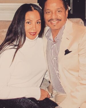 Marlon Jackson Instagram - Carol and I,  love is in the air.
#Study Peace  marlon