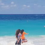 Marlon Jackson Instagram - Noah and Sophia on the beach in Nassau Bahamas. #studypeace marlon jackson #bekind carol jackson