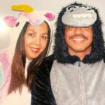 Marlon Jackson Instagram - Carol & me, the unicorn and the Gorilla. #studypeace marlon jackson #bekind carol jackson