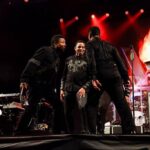Marlon Jackson Instagram - I just received more photos of our Uk run, which I will share. You may not see Jermaine but he is there between Jackie and I. Glastonbury we thank you for your love and support. #bekind carol jackson #studypeace marlon jackson
