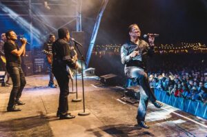 Marlon Jackson Instagram - On stage in East Sussex, South of England, enjoyed the love we received from the crowd . We're just spreading a little love through our music. That's what the world needs, love. #bekind carol jackson #studypeace marlon jackson