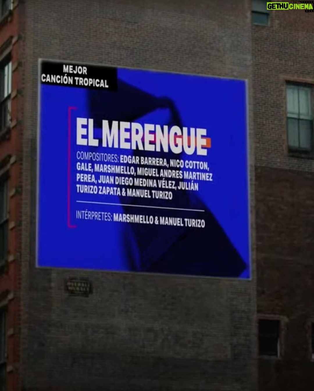 Marshmello Instagram - El merengue fue nominado a Grammys hp!!! Dios es bueno, esto no lo esperabamos. Gracias a todos los que hicieron que pasara, a todos los que se la han disfrutado y al equipo tan chimba que compuso esta canción con nosotros. Rompieron 🔥🔥❤️ thanks to everyone that made this happen, to all the fans that continue enjoying the song and to the elite team that created this song with us. @marshmello !