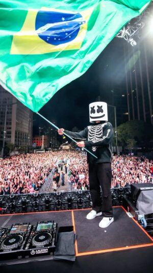 Marshmello Instagram - Thank you Brasil! 🇧🇷❤️ @ultrabrasil