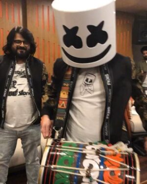 Marshmello Instagram - Don’t mess with my dhol #biba