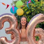 Marta Andrino Instagram - 36 and counting 🎈 Vejo o tempo a passar mais depressa do que o sinto dentro de mim mas muito feliz por todos os que me rodeiam e me acarinham com abraços e beijinhos e palavras bonitas. Obrigada família, obrigada amigos pelo dia que me proporcionaram ♥️ sou uma sortuda 🙏🏼 (Pedi um arraial e tive um arraial, obrigada meu amor @frederico_amaral_ ♥️)
