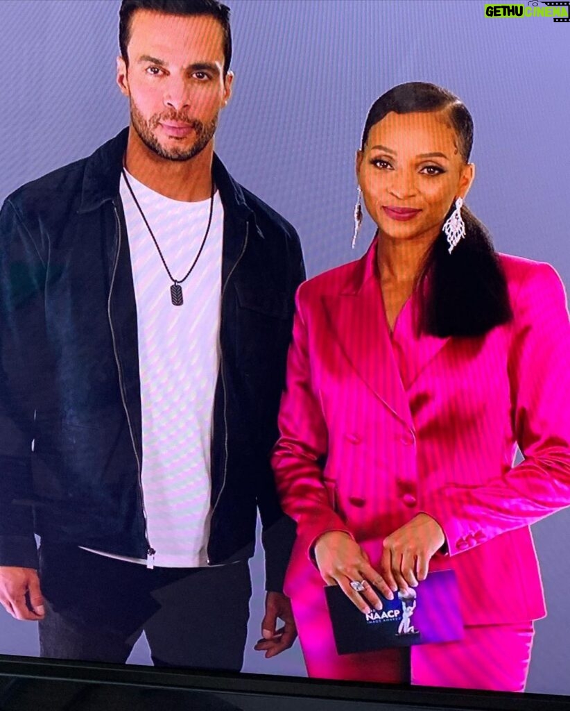 Matt Cedeño Instagram - Had some fun presenting for the @naacpimageawards with #Ruthless costar @melissa.l.williams! Check it out tonight @5pm PST Los Angeles, California