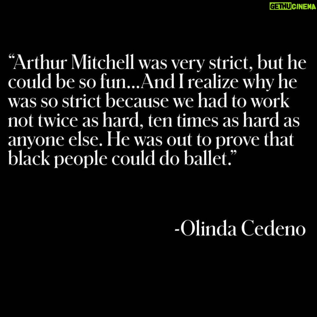 Matt Cedeño Instagram - Aunt Olinda!!! #respect 🙏🏽. Repost from @abtofficial • Born and raised in Queens, NY, Olinda began dancing at the age of 10 under Mercedes Ellington, the granddaughter of jazz legend Duke Ellington. She went on to dance at Public Arts High School (now LaGuardia High School) with the hope of focusing her studies in classical ballet. When told that she was too tall for ballet, Olinda chose modern dance as her focus instead. ⠀ ⠀ Upon graduation, Olinda was invited to join the Dance Theatre of Harlem as one of the company’s founding dancers in 1969; she was scouted in class by Mr. Mitchell himself at the Glen Tetley Studios, [#SoundOn to hear Olinda tell the tale!] “Arthur Mitchell was very strict, but he could be so fun…And I realize why he was so strict because we had to work not twice as hard, ten times as hard as anyone else. He was out to prove that black people could do ballet.”⠀ ⠀ In her late thirties, after many years as a renowned Pilates instructor at her own studio in Midtown Manhattan, Olinda was inspired after she received her first professional massage to get her own massage license. In 1994, fresh from the Swedish Institute, Olinda was hired on the spot as a massage therapist at American Ballet Theatre, “I worked like a maniac [at ABT]. Some days 8 hours straight...I felt comfortable because it was my old world. I’m familiar with dancers. I was worried the dancers would be really cold, but they were so nice and welcoming! I was shocked. It just blew me away.” Olinda continues to share her kindness, passion, and optimism with the company and is one of the most beloved massage therapists at ABT. ⠀ #JuneteenthDanceBreak | On the 19th of June, America celebrates the Emancipation Proclamation, and ABT is dedicating our feed to the display of the beautiful diversity of Blackness. Thank you @MoBBallet for the inspiration. ⠀ ⠀ #BalletRelevesForBlackLives #AmplifyMelanatedVoices