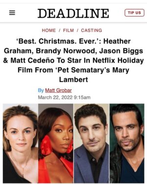 Matt Cedeño Instagram - Long time admirer of @imheathergraham @brandy and @biggsjason , I am pumped to be sharing this playground with them!
Chemistry, positivity and humility through the roof with these 3 and our force of a director @mmlamber, it is an inspiring atmosphere for the make believe. Let’s go BCE!!