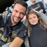Matt Cedeño Instagram - Good to be back home! Amazing energy always watching #lafc defend title in LA 💥💪🏽 #familia #soccer