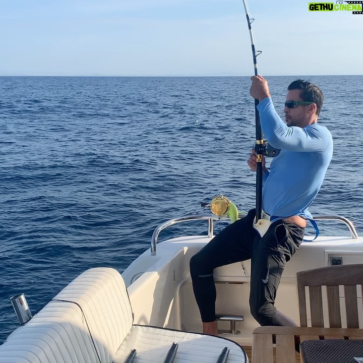 Matt Cedeño Instagram - What a great adventure my friend Marlin here was a beast! This champ had me exhausted after a 20 min reel battle but finally succumbing to make my day…In good sport we sent him back on his way!💪🏽😎 #cabo #boysgonefishing Los Cabos Mexico