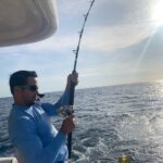 Matt Cedeño Instagram - What a great adventure my friend Marlin here was a beast! This champ had me exhausted after a 20 min reel battle but finally succumbing to make my day…In good sport we sent him back on his way!💪🏽😎 #cabo #boysgonefishing Los Cabos Mexico