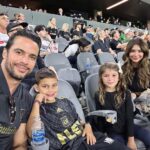 Matt Cedeño Instagram - Good to be back home! Amazing energy always watching #lafc defend title in LA 💥💪🏽 #familia #soccer
