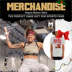 Mayra Bueno Silva Instagram - Holidays are around the corner! There's lots of awesome items for my fans on my @millionsdotco profile to gift or enjoy for the holidays. Check it out, link in bio! 
#MILLIONSco #mayrabuenosilva #holidays #mma