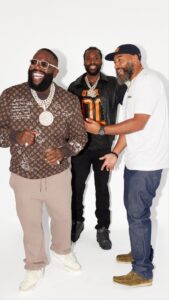 Meek Mill Instagram - “SHAQ & KOBE” from Rick Ross (@richforever) and @meekmill is streaming now! They surprised @oldmanebro on #RapLife Radio and teased their upcoming project. Link in bio.