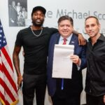 Meek Mill Instagram - Huge day for criminal justice reform in Illinois! Honored to have been part of the signing of #SB423 with @meekmill and @reform. Thank you @govpritzker !! We’ve already created a pathway for over 700k Americans to exit the justice system and this marks our 17th smart probation and parole reform bill in 11 states!! Illinois - thank you for helping strengthen our communities. LETS GO!! Chicago, Illinois