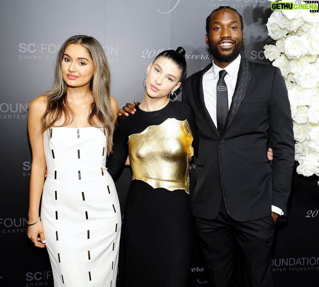 Meek Mill Instagram - Thank you @reform for inviting me to celebrate the 20th anniversary of The Shawn Carter Foundation For twenty years, The Shawn Carter Foundation has been committed to bridging the opportunity gap that exists across the education system. Thanks to the generous support of attendees like @meekmill, they raised $20 million to further their mission of providing scholarships, educational opportunities, and more for underserved youth and families from disenfranchised communities. As Hon. Dr. Gloria Carter said, "It's imperative that we climb up, but when we climb up, we also lift up." New York City
