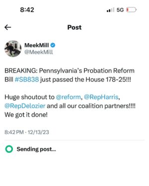 Meek Mill Instagram - The laws just changed in Pennsylvania today!!!!! Shout to @reform and everybody that helped make this happen!!!