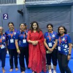 Meena Instagram – Honored Chief Guest at Queen’s Team Shuttle Fest!

Attended the opening ceremony of the first-ever women’s masters badminton tournament in Tamil Nadu and Pondicherry – the Queen’s Team Shuttle Fest!

Amazing to see the passion and talent of all the participants.

May this event pave the way for more opportunities for women in sports! 

#Queen’sTeamShuttleFest #WomensEmpowerment #TamilNadu #Pondicherry #badminton