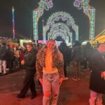Meesha Garbett Instagram - Loved my time @hydeparkwinterwonderland yesterday. I hope you had an amazing birthday @mikey_colville ❤️ (ignore @dollievismith24 photobombing in the back🤣) #meeshagarbett #winterwonderland #christmas #winter