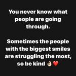 Meesha Garbett Instagram - As our very good friend @carolineflack once said “In a world where you can be anything, Be Kind” ❤️❤️ . . . . . . #mentalhealth #depressionandanxiety #depressionsupport #mentalhealthawareness #mentalhealthquotes #mentalhealthrecovery #mentalhealthsupport #mentalhealthadvocate #mentalhealthblogger #selflove #selflovequotes #selfcare #selfreminder #behappy #motivationalquotes #anxietyrelief #anxietyfighter #anxietyhelp #anxietysupport #ocdawareness #ocdrecovery #mentalhealthawarenessweek #recoveryquotes #depressionsupport #mindfullife #mentalhealthmatters #suicideprevention #bekind