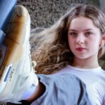 Meesha Garbett Instagram - Amazing #photoshoot with @nickmolnarphotography DM him with any enquiries 📸 Which is your fave pic? ❤️‍🔥 #namedcollective #offwhite #jordan4s #jordan4universityblue #jordan4offwhite