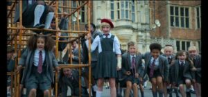 Meesha Garbett Instagram - HAPPY NEW YEAR 🥳 🎉 🪅 You can SING ALONG IN CINEMA'S from tomorrow to the movie 💥 I sing Revolting Children, School Song and Chokey Chant on the official soundtrack 🎙 #matildathemusical #matilda #matildamovie @alishaweir123 @winterjarrettglasspool @roots_imd @taesha_imd @princesskofficial @itslil_libs7 @the_petit_sisters @_.aaliyahwright @laurenhasselbaink @miahhasselbaink @lyla_t_xx