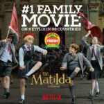 Meesha Garbett Instagram - Wow. Number 1 in 88 countries! ❤️❤️❤️ @netflixuk @netflix @netflixfilm #matilda #matildathemusical #matildamovie #redberetgirl