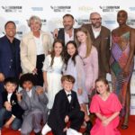 Meesha Garbett Instagram - #matildamovie Premiere Loved my dress 😍 @lashanalynch @sylviayoungagency #matilda #matildathemusical #sylviayoungtheatreschool #sylviayoung #sylviayoungagency #bfilondonfilmfestival #musical #imdlegion #netflix #sonypictures @sonypicturesuk