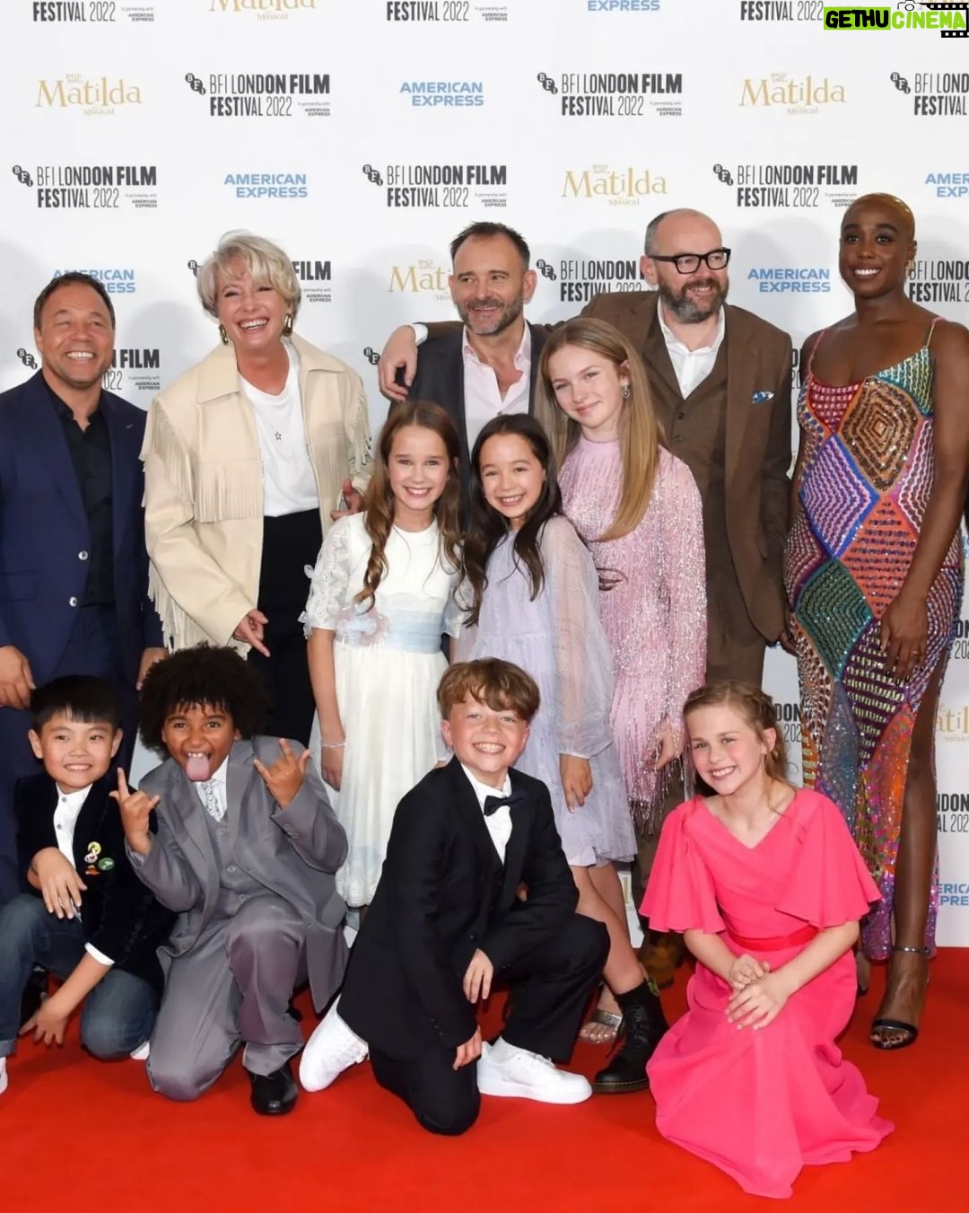 Meesha Garbett Instagram - #matildamovie Premiere Loved my dress π @lashanalynch @sylviayoungagency #matilda #matildathemusical #sylviayoungtheatreschool #sylviayoung #sylviayoungagency #bfilondonfilmfestival #musical #imdlegion #netflix #sonypictures @sonypicturesuk