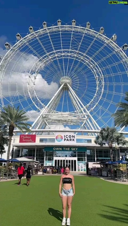 Meesha Garbett Instagram - Had the BEST DAY EVER @iconparkorlando We had an amazing experience @sugarfactoryorlando (will post later the drinks were unreal) The wheel you could see for Miles @tussaudsorlando @sealife_orlando @museumofillusions.orlando and my brothers favourite the Extreme VR in @maxactioniconpark he did it 3 times in the end 😀 #redberetgirl #matilda #matildathemusical #iconparkorlando #iconpark #iconicmoment #thewheel