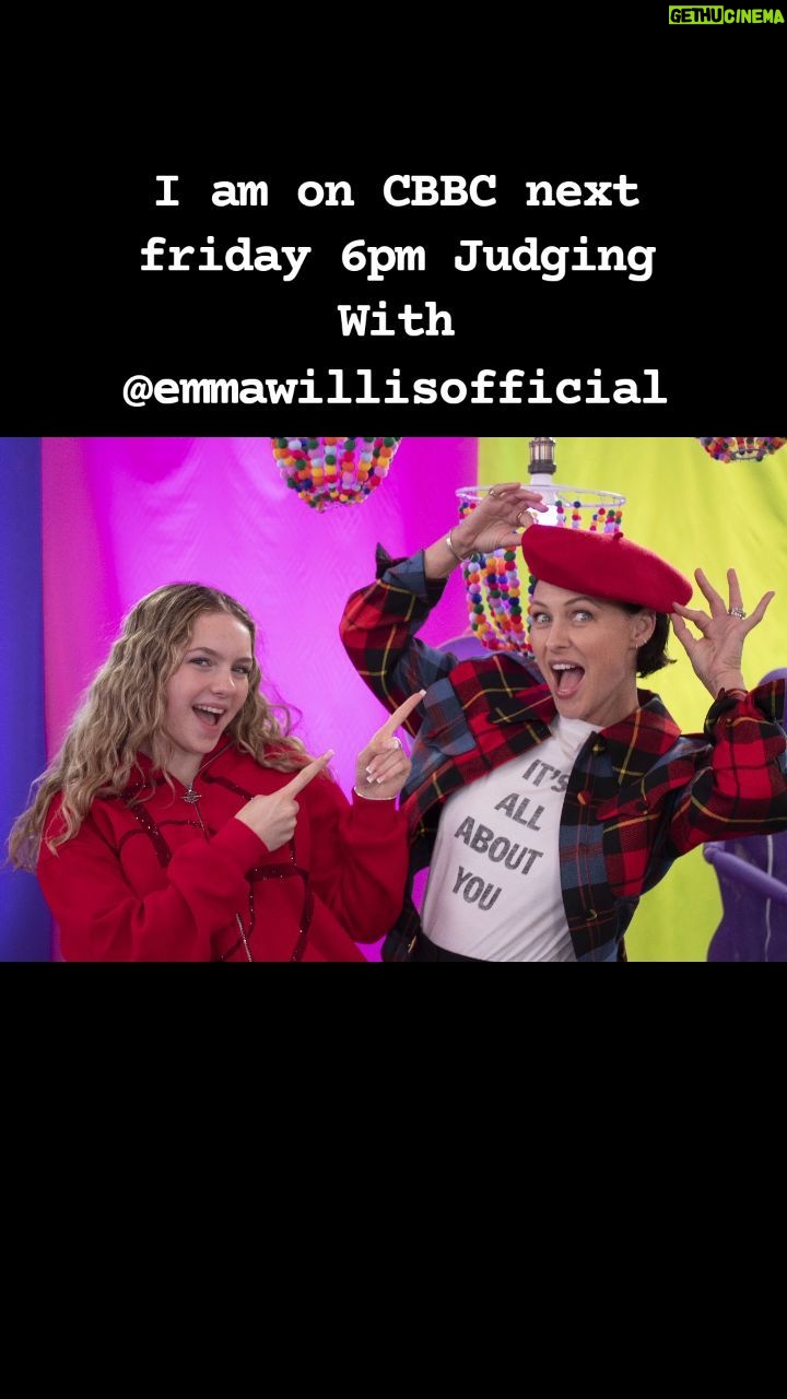 Meesha Garbett Instagram - WATCH me next friday guest Judging with the amazing and so nice emmawillisofficial #matilda #matildathemusical #matildamovie