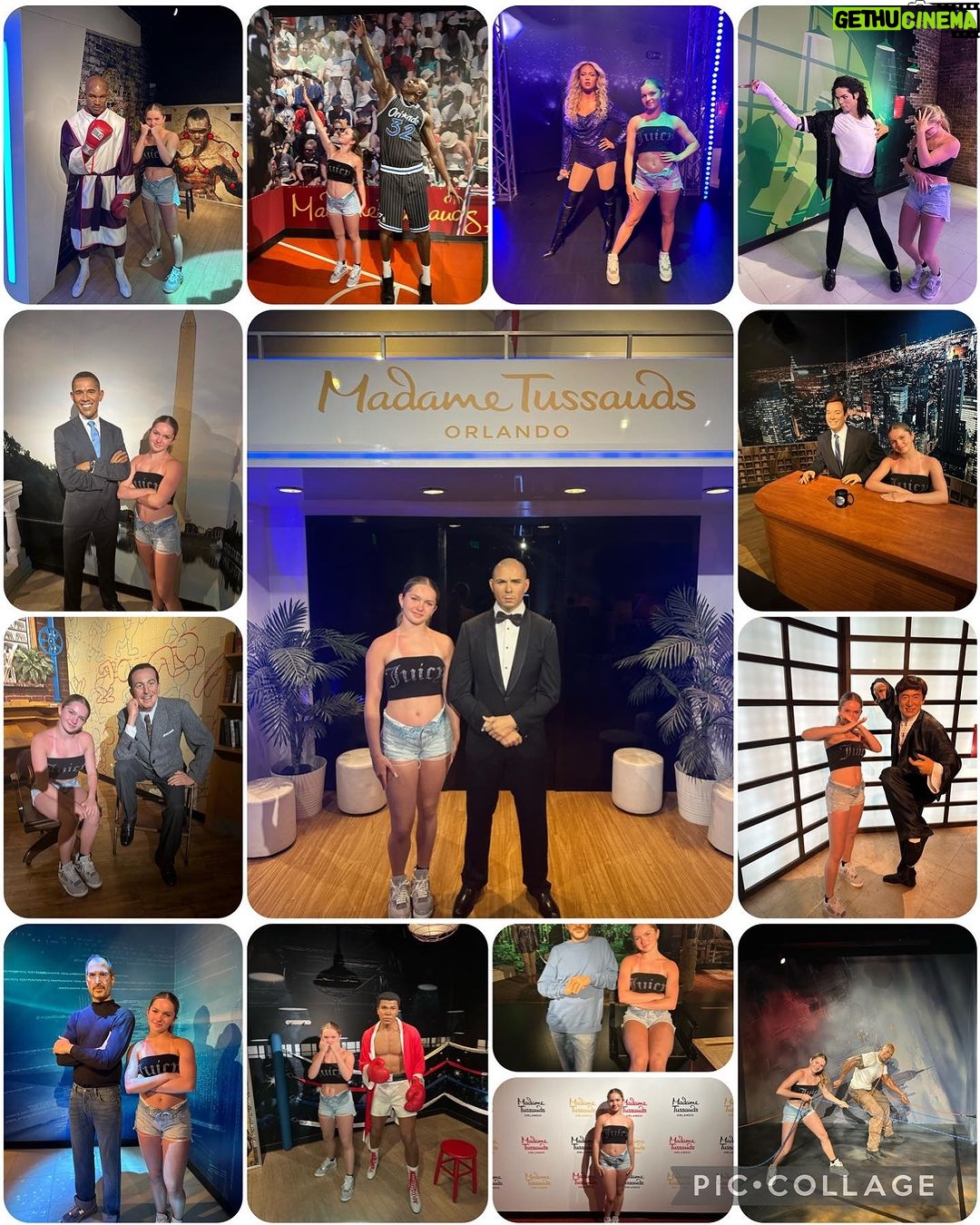 Meesha Garbett Instagram - Thank you so much to @iconparkorlando for an amazing day! I really recommend going for a family day out. - @thesugarfactory had such a variety of cool drinks and food - @madametussaudsusa was really fun to go and take pictures with celebrities - @sealife_orlando was so cool, we even got a #bts tour - @iconparkorlando #thewheel was great for seeing all the sights of Orlando - @museumofillusions.orlando was crazy and mind-blowing - @maxactioniconpark had incredible VR which felt so real and some really tricky escape rooms (i wasn’t very good🤣) Thank you once again @iconparkorlando ❤️❤️❤️ #gifted