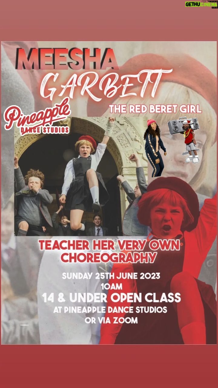 Meesha Garbett Instagram - Come Join me Next Sunday 10am @pineappledancestudios #coventgarden Teaching my own choreo, Meet me, get a pic, film a tiktok 😋 #streetdance #hiphopdance #matilda #matildathemusical #matildadance #matildathemovie