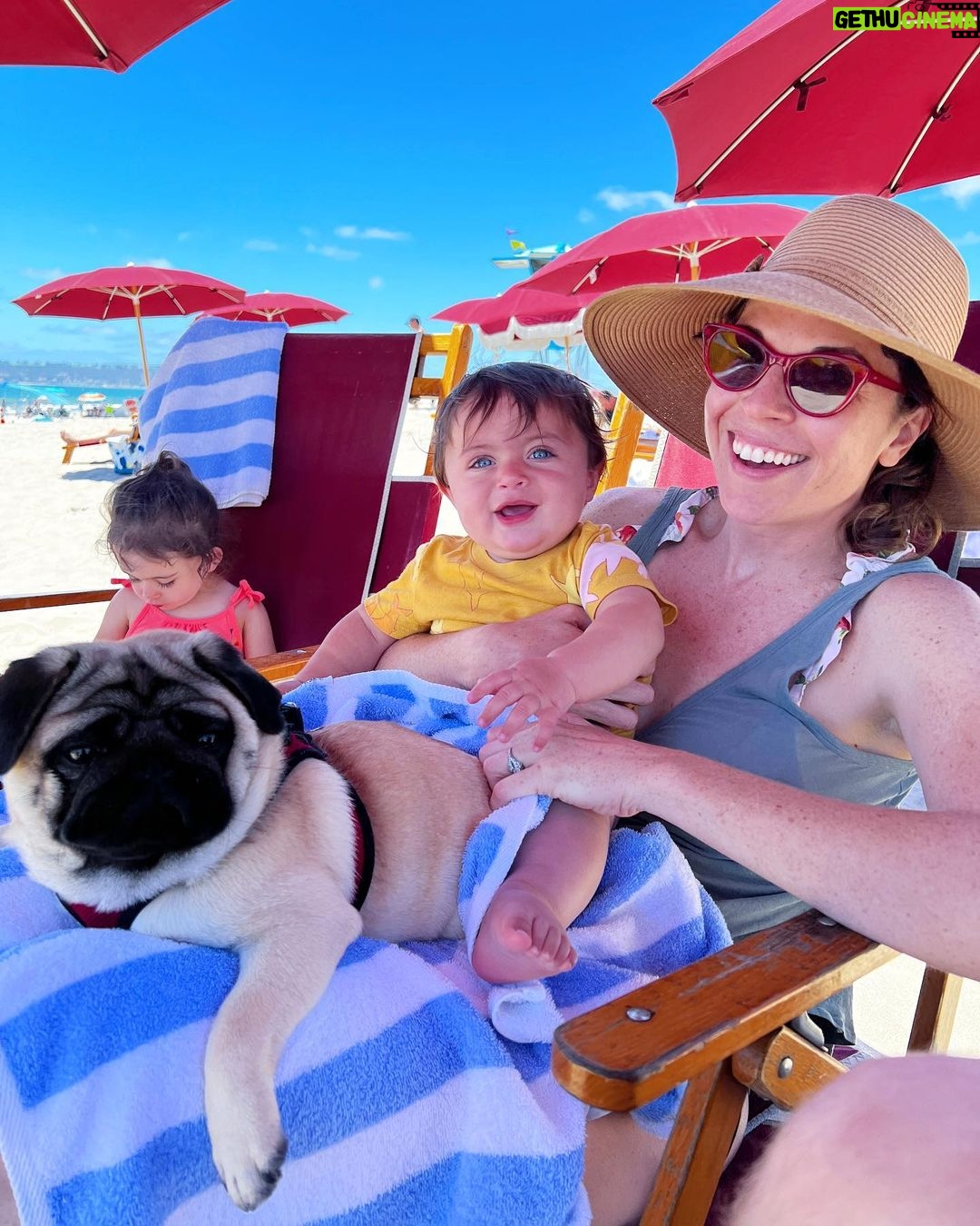 Megan Ganz Instagram - Happy 4th of July from me, the Sausage King, the Bougie Pig, and Farah watching YouTube Kids.