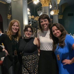 Megan Ganz Instagram - Still coming down from this high. It was a wild night in Kentucky plus two incredible shows in Philly. Can’t believe I got to share a stage with three five-star men in front of 3500 jabronis. And none of it would have happened without the support of these golden goddesses. I love you, @thesunnypodcast. (Don’t cut that cut that cut that.) ❤️☀️🎧