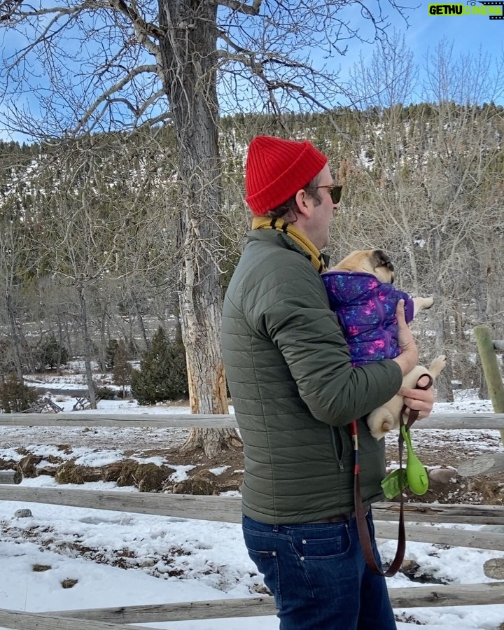 Megan Ganz Instagram - Spending Christmas at @theranchatrockcreek was a very special and unforgettable experience. The photos don’t really do it justice, and they sort of make it seem like I went on a honeymoon with our dog. (Accurate.) The Ranch at Rock Creek