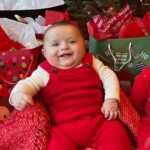 Megan Ganz Instagram - My newest nephew would like to wish you a Merry Christmas and remind you to know your angles.