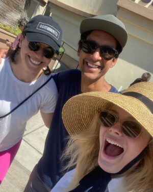Megan Ganz Instagram - Met up with some good pals to walk the picket lines. Hoping the AMPTP will see our value now!